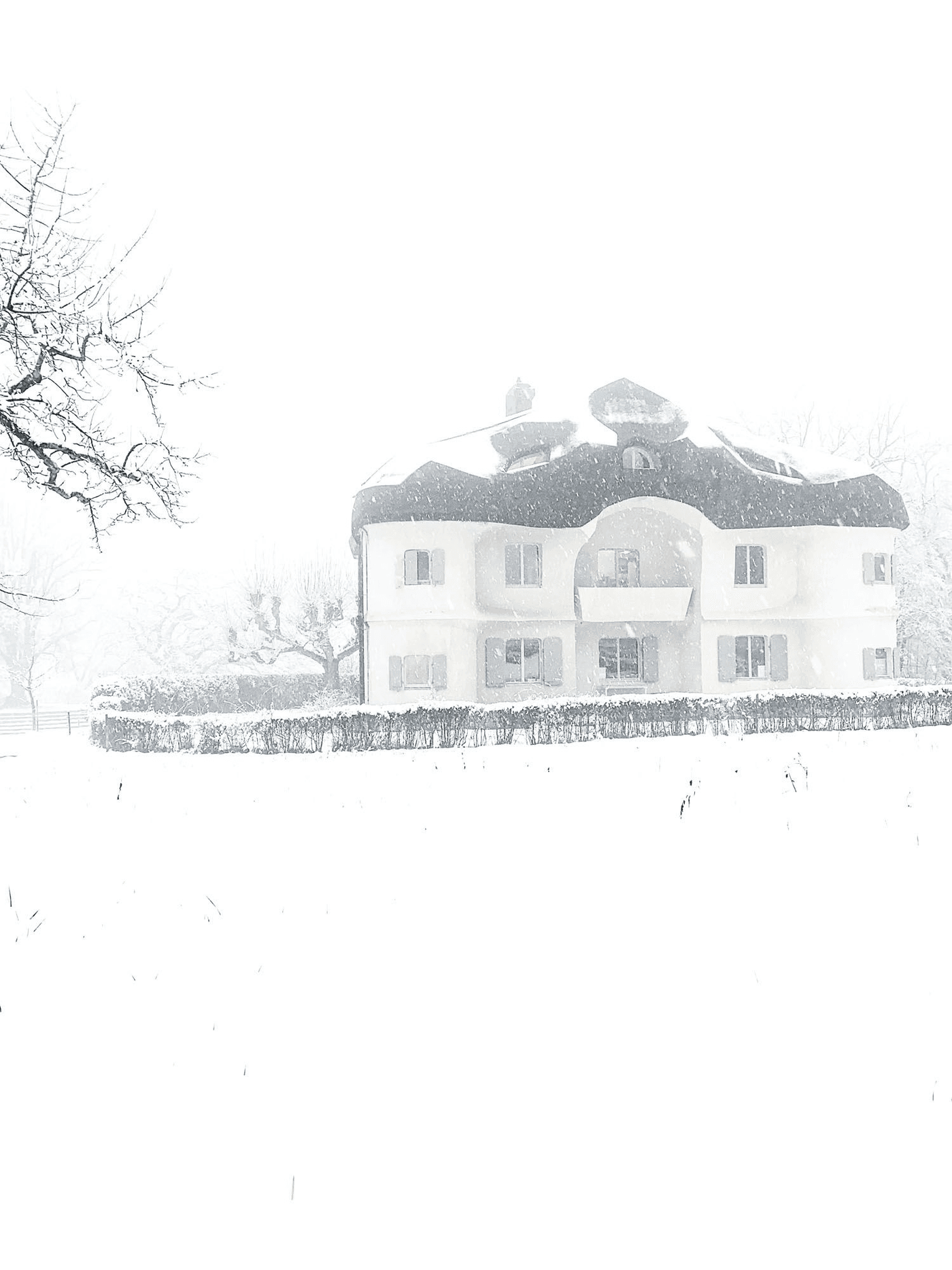 Haus Duldeck Goetheanum Schnee